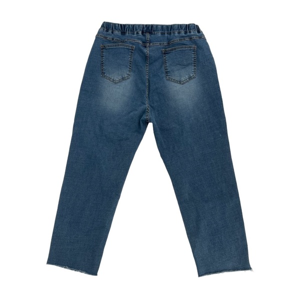 7 Star Distressed Capri Plus Size Jeans Size 3XL Women’s - Picture 3 of 6